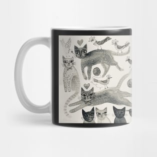 Birds and Cats Mug